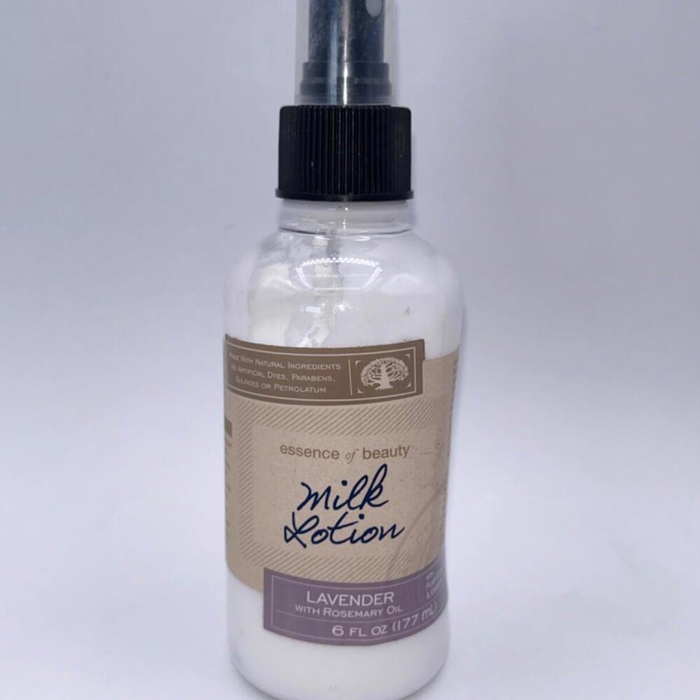 NEW Essence of Beauty Milk Lotion Lavender w/Rosemary Oil 6 Oz